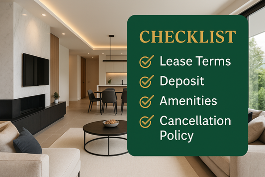 Corporate Housing Checklist: What to Ask Before You Book